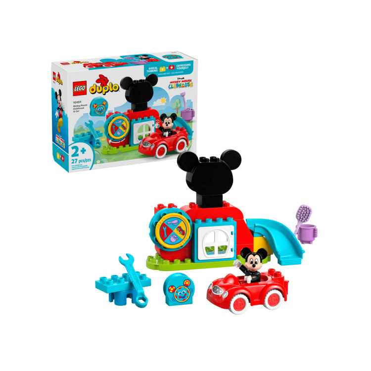LEGO Duplo – Mickey mouseov klub a auto 10454